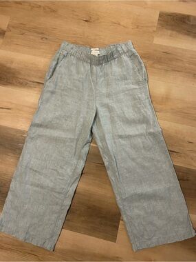 Cynthia Rowley 100% linen capris